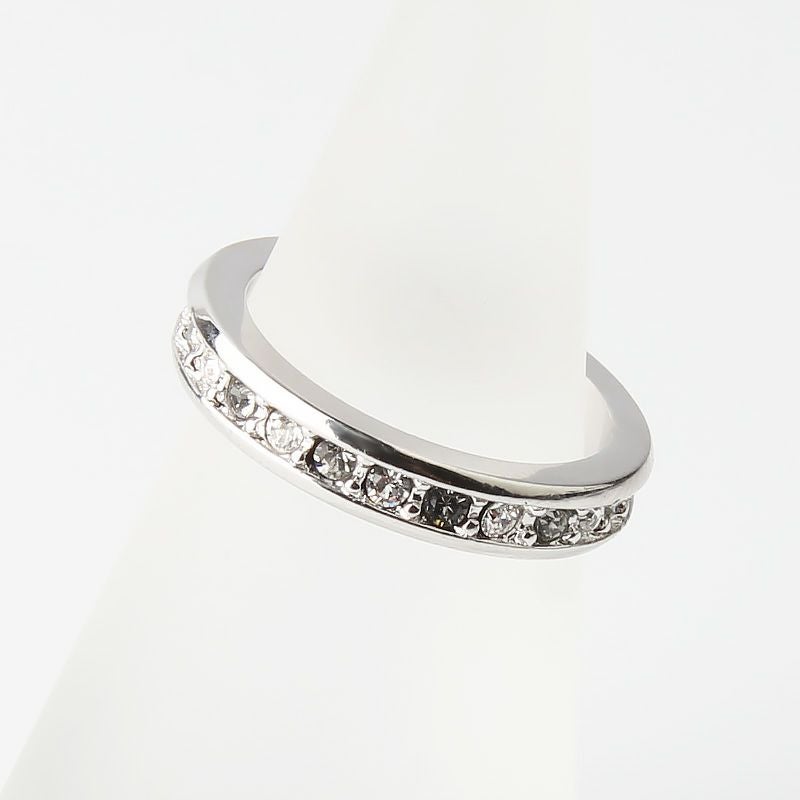 6月誕生石スワロフスキー★エタニティピンキーリング