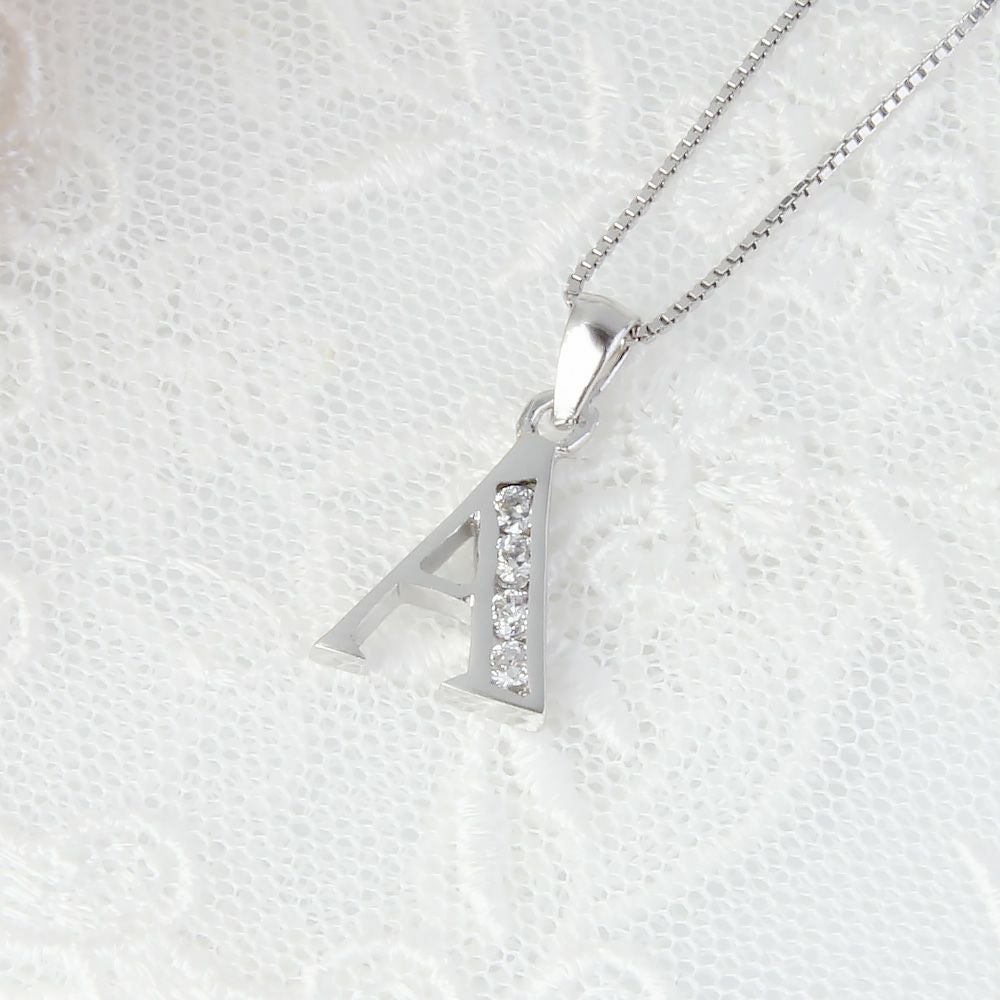 SVR925★イニシャルネックレス「A」
