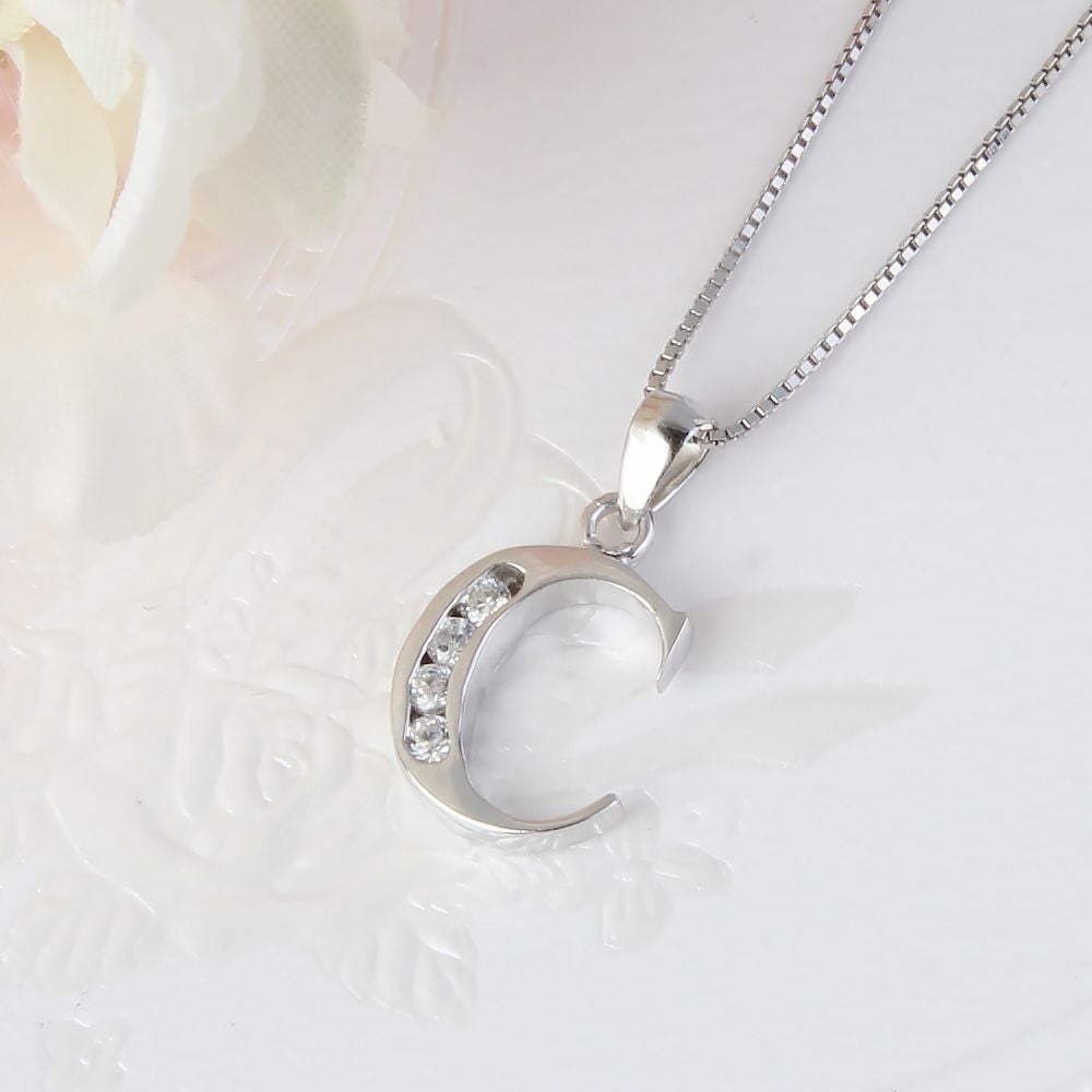 SVR925★イニシャルネックレス「C」