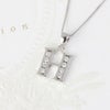 SVR925★イニシャルネックレス「H」