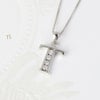 SVR925★イニシャルネックレス「T」