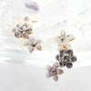 シェルストーン★スリーフラワーピアス