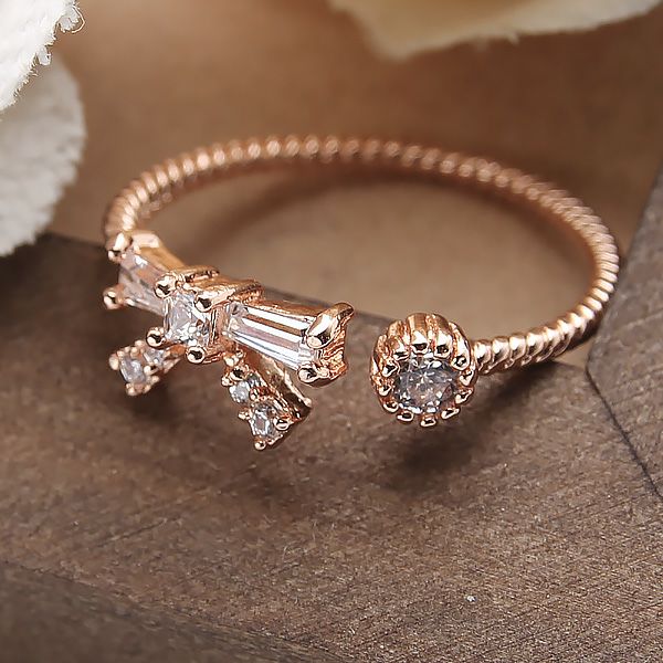 PGアンティークリボン★フリーサイズリング