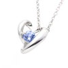 12月誕生石タンザナイト★SVR925ハートネックレス