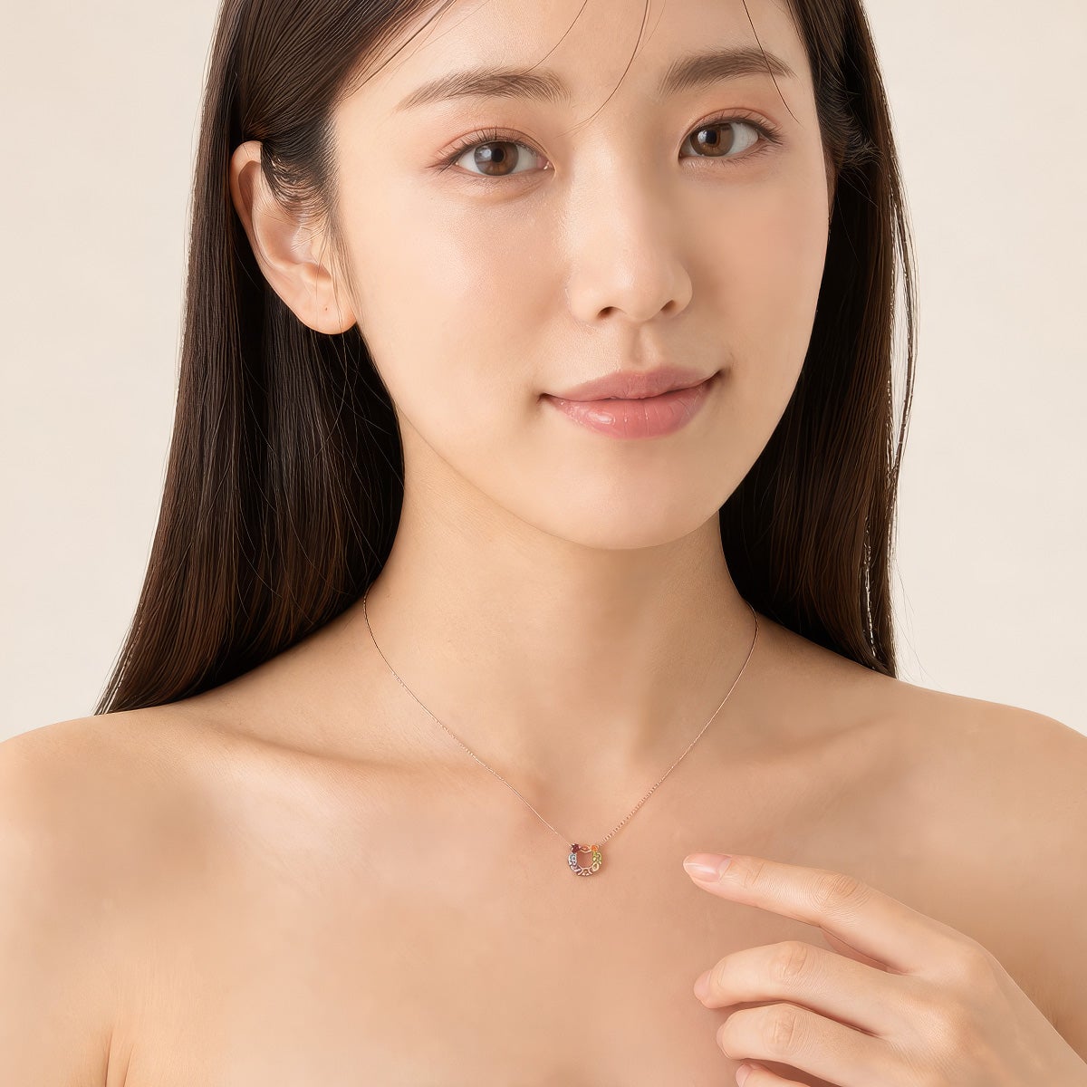 K10 アミュレット 馬蹄ネックレス