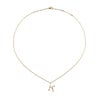 スワロフスキー★イニシャル【K】アミュレット ネックレス