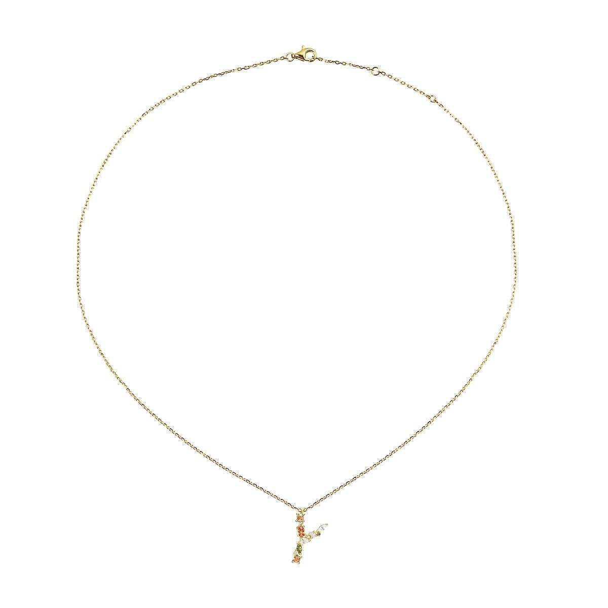 スワロフスキー★イニシャル【Y】アミュレット ネックレス