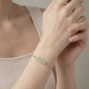 K18 パワーストーン スキンジュエリー ブレスレット【アクアマリン】